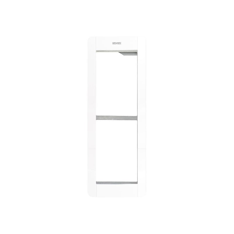 Supporto con Cornice 2 Moduli Serie Pixel Bianco ELVOX 41132.03