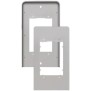 Adattatore Universale con Cornice Parapioggia Grigio ELVOX 41135.01