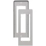 Adattatore Universale 2 Moduli con Cornice Parapioggia Grigio ELVOX 41136.01