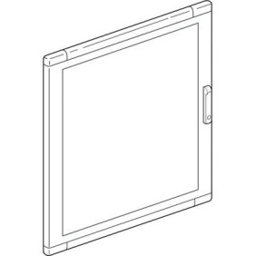 MAS160 SDX - Porta in vetro per quadri da parete e da incasso 515 x 400 Bticino 94520VE