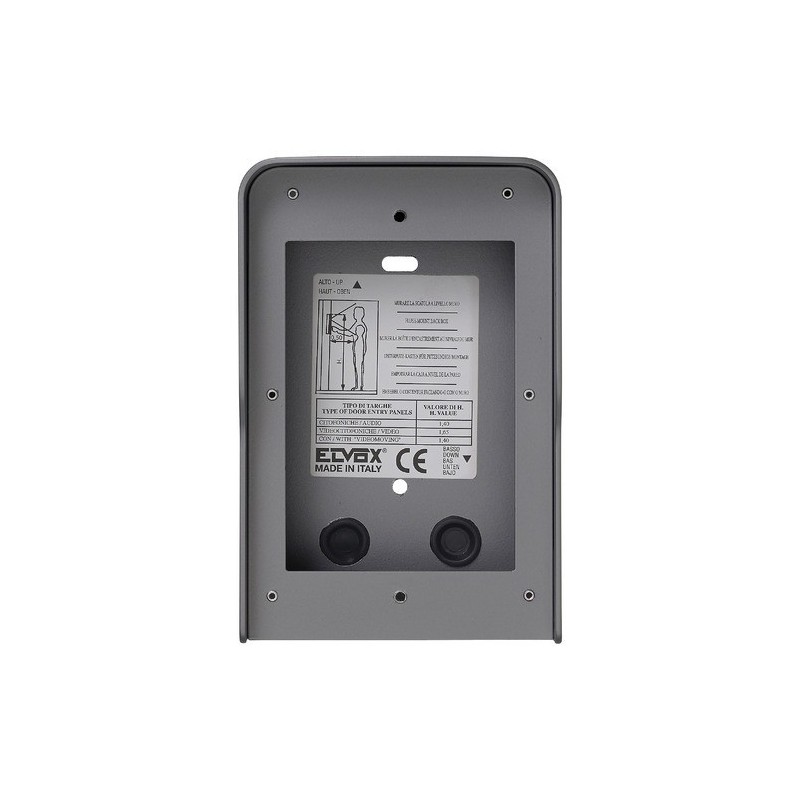 Scatola da Parete con Parapioggia 1 Modulo Ardesia Pixel ELVOX 41151.02