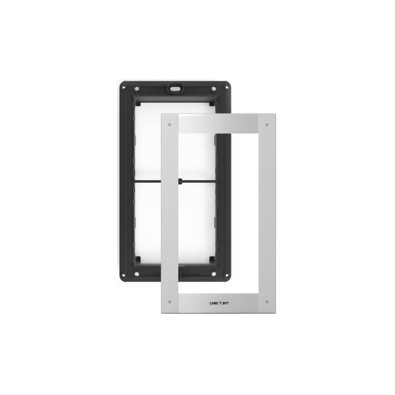 Telaio e placca 2 moduli per pulsantiere BPT MTMTP2M 60020180