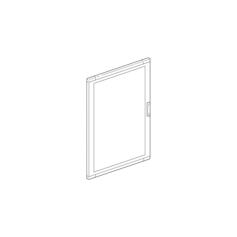 MAS160 SDX - Porta in vetro per quadri da parete e da incasso 515 x 1000 Bticino 94560VE