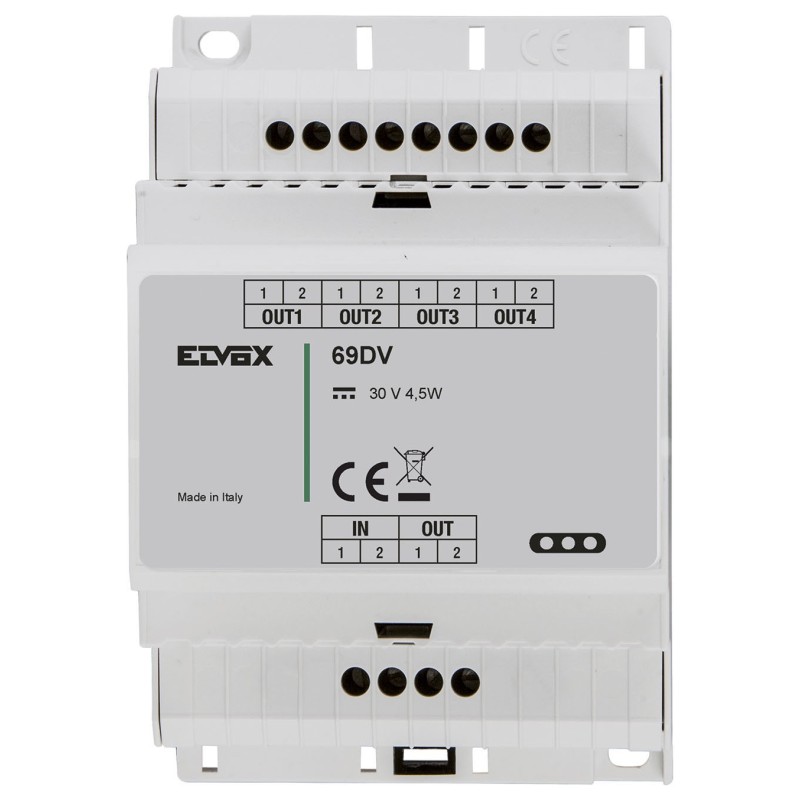 Divisore di Montante Bus in 4 Linee ELVOX 69DV