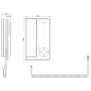 Citofono con Tastiera Capacitiva per Sistemi Due Fili Serie TAB ELVOX 7509