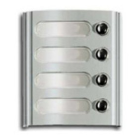 Frontale con Quattro Tasti e Cartellini Portanome Serie TARGA ELVOX 8004
