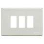 PLACCA 3 MODULI INOX TICINO MAGIC 503/3/X