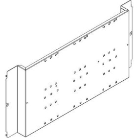 MAS - Piastra di fissaggio per interruttori MEGATIKER con differenziale - Bticino 9781P/TN