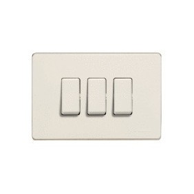 PLACCA 3 MODULI RESINA TICINO MAGIC 503/3/R