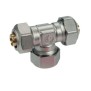 Raccordo a T per tubi in plastica o multistrato 20X2 Giacomini R564MX057