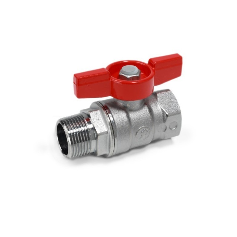 Valvola a sfera Maschio femmina 34 con maniglia Giacomini R254X004