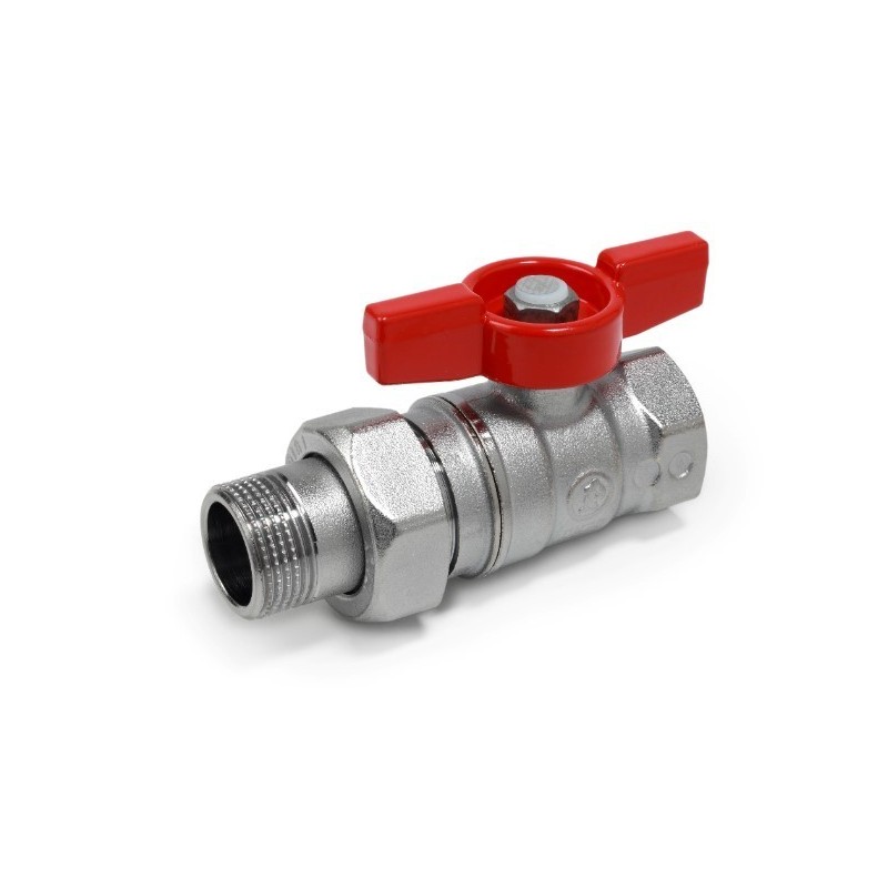 Valvola a sfera Femmina Maschio 12 con maniglia Giacomini R259X003