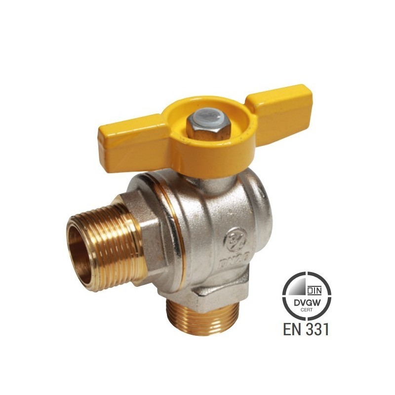 Valvola a sfera per gas 12 maschio maschio Giacomini R782GX003