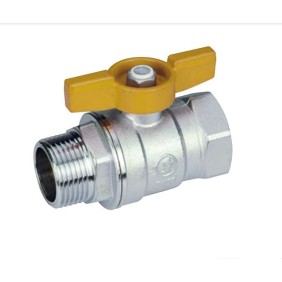 Valvola a sfera Maschio femmina 1 per gas con maniglia Giacomini R254X025