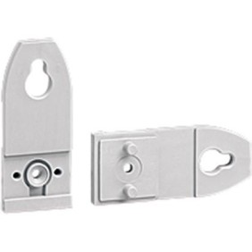 MAS - Kit 4 piastre per fissaggio a muro di quadri da parete LDX - Bticino 93000FM