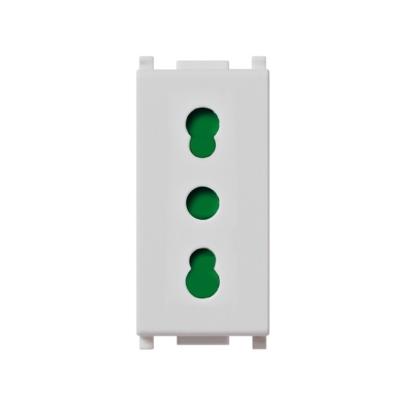 Presa Vimar Plana Silver 2P+T 16A P17/11 14203.SL