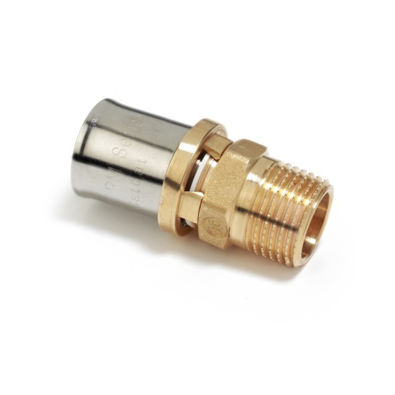 Raccordo filettato maschio da 34 a 20X2 Giacomini RM107Y047