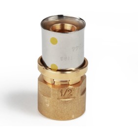 Riduzione filettata femmina per tubi Gas da 3/4" a 26X3 Giacomini RM109Y249