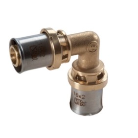 Raccordo curvo a pressare 16X2 Giacomini RM122Y003