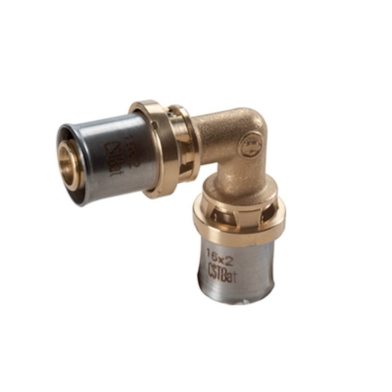 Raccordo curvo a pressare 26X3 Giacomini RM122Y009