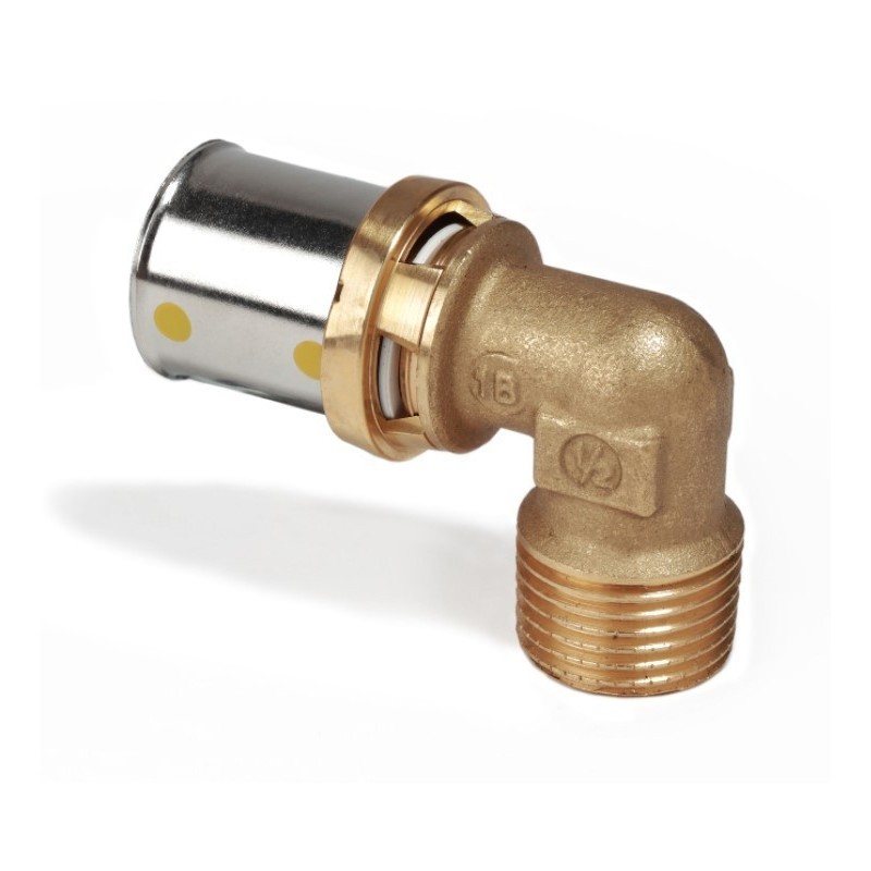 Raccordo curvo filettato per Gas da 34 a 20X2 Giacomini RM127Y247