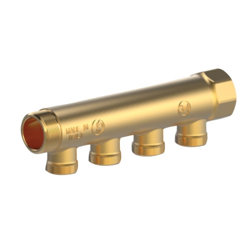 Collettore componibile da 1 due stacchi uscita base 16 Giacomini R580CY042