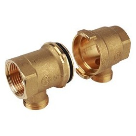 Coppia di collettori semplici DN32 (50mm) x 1"x 18 Giacomini R580TY006