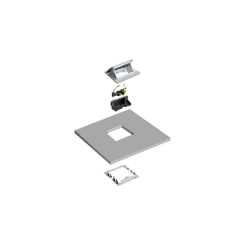 Kit installazione torretta POP-UP per incasso a pavimento e scrivania Bticino 150640NK