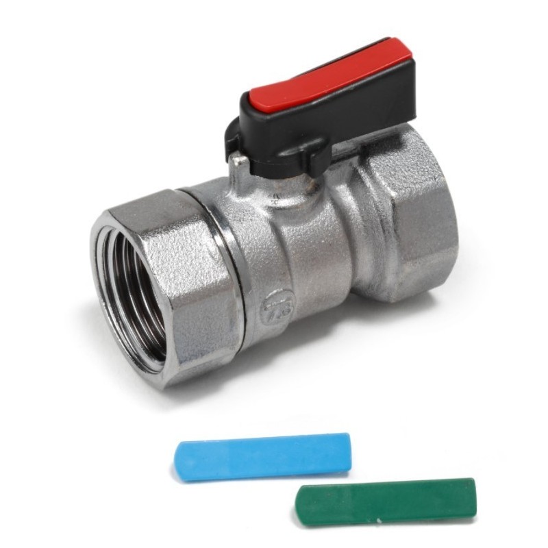 Valvola a sfera con maniglia a leva passaggio standard 1/2" Giacomini R690X003