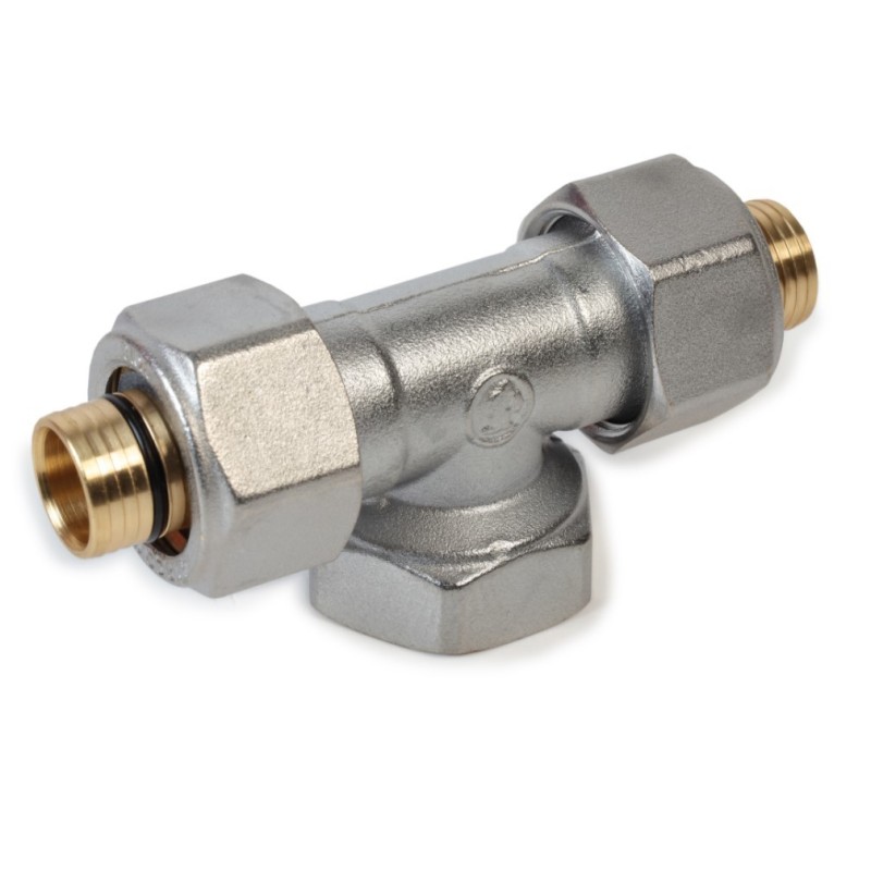 Raccordo a T filettato femmina 3/4"adattatori 26X3 Giacomini R569MX062