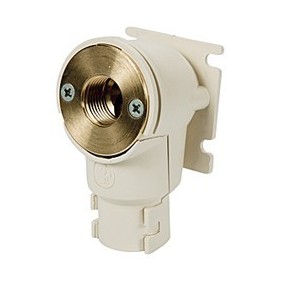 Raccordo a squadra da incasso filo muro 12 x (16x2) Giacomini R573DY102