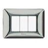 Placca Bticino Matix 4 moduli Cromo lucido AM804GCR