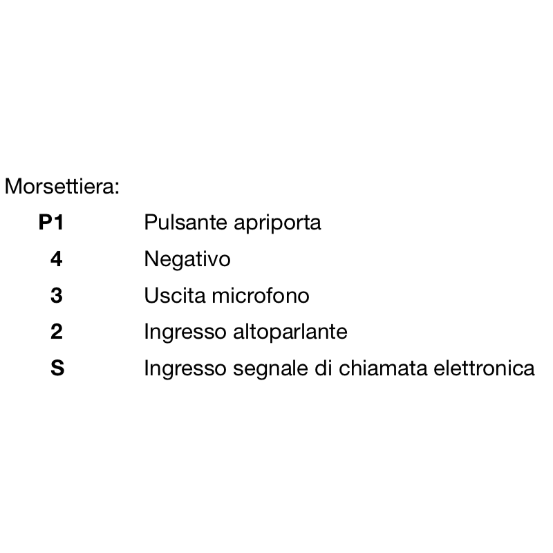 Citofono Tradizionale Comelit Mini 2 Pulsanti Comelit2702W