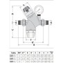 Riduttore di pressione acqua 1" cartuccia estraibile Caleffi 535061