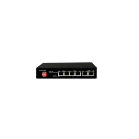 Switch di Rete 4 Porte PoE + 2 Uplink Gigabit Comelit IPSWP06N01A