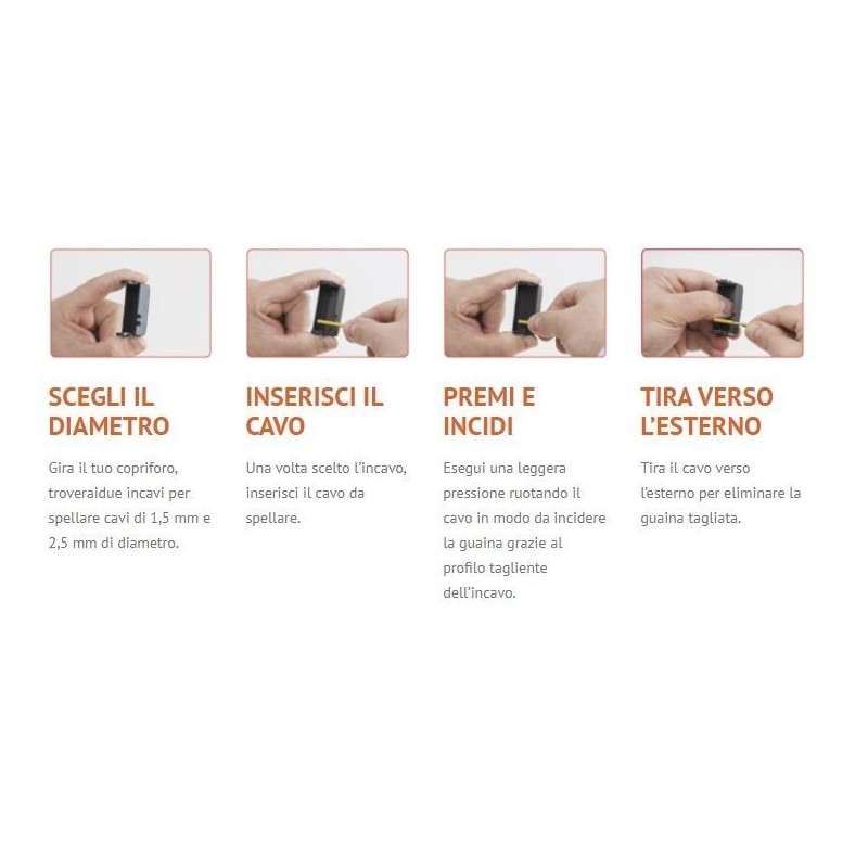 4box TiTappo - Tappo copriforo con stripper integrato per Bticino Matix 4B.AM.TT