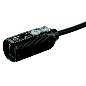 Sensore fotoelettrico M18 in ABS PNP regolabile 0,1-4mt cavo 2 m Omron E3FA-RP11 2M