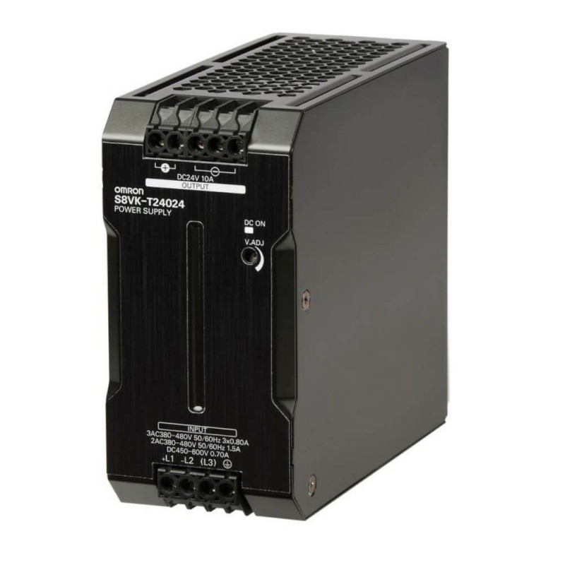 Alimentatore Din Ingresso trifase 24V DC 240W Omron S8VK-T24024