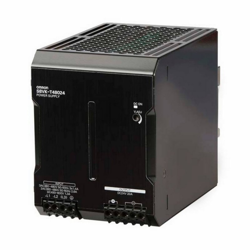 Alimentatore Din Ingresso trifase 24V DC 480W Omron S8VK-T48024