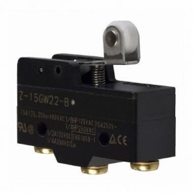 Microinterruttore a leva con rotella a pulsante Omron Z15GW22B