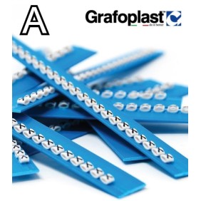 Anellino Lettera A confezione 240 pz  Grafoplast  BL117GAABW