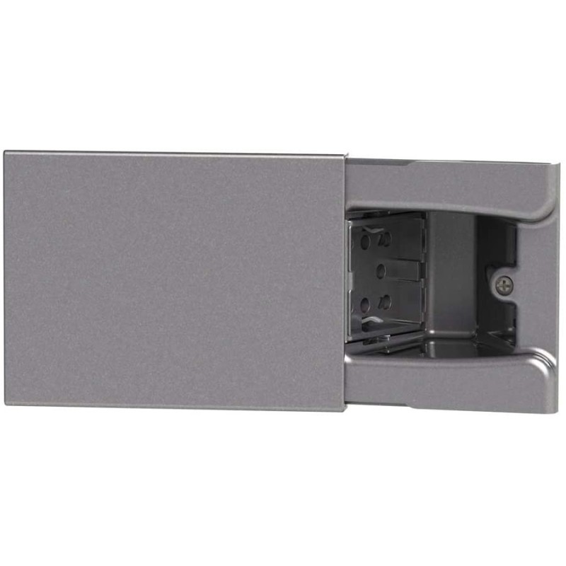 4Box HIDE grigio techno 3 moduli con presa multistandard integrata 4B.02.H21