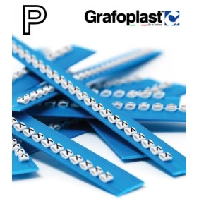 Anellino Lettera P confezione 240 pz  Grafoplast  BL117GPPBW