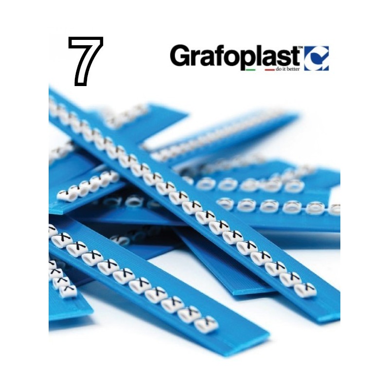 Anellino Numero 7 confezione 240 pz  Grafoplast  BL117G07BW