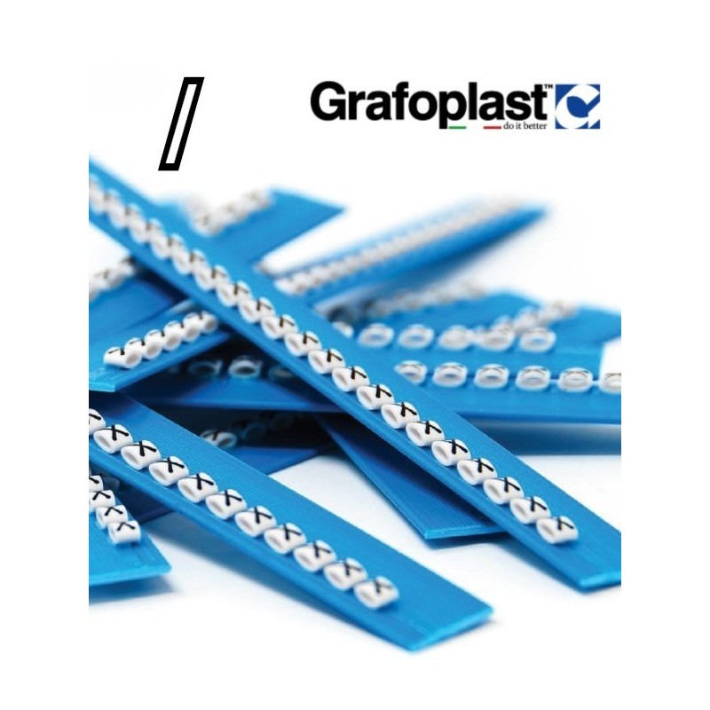 Anellino Simbolo  (Barra) confezione 240 pz  Grafoplast  BL117G13BW