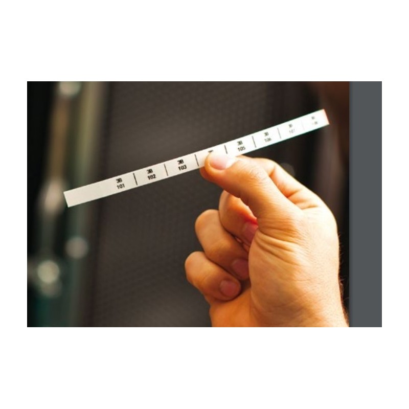 Nastro di ricambio 12mm x 8Mt  NeroGiallo Grafoplast EGO2SB12Y