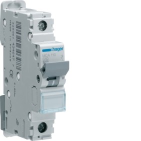 Magnetotermico 1 Polo 10A 6 KA C 1 Modulo Hager MCA110