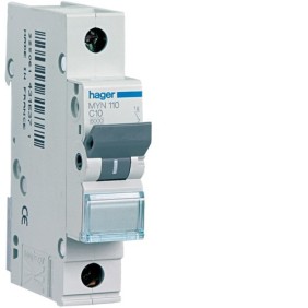 Magnetotermico 1 Polo 20A 4,5KA C 1 Modulo Hager MYN120