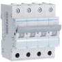 Magnetotermico 4 Poli 6A 4,5KA C 4 Moduli Hager  MYN406