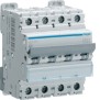 Magnetotermico 4 Poli 10A 6KA C 4 Moduli Hager  MCA410